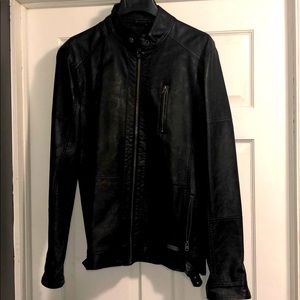 Faux leather jacket